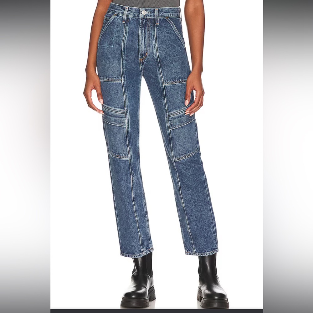 AGOLDE Cooper Cargo Straight Jeans Size 26